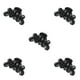 thumbnail image 1 of Qarigey Pasadores para el cabello Chica profesional Headwear Cola de caballo Abrazadera Hogar Negro Type2 NO2, 1 of 5