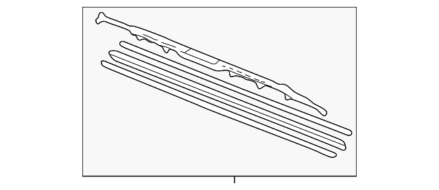 Genuine OE Acura Wiper Blade - 76630-S0K-A01