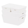 thumbnail image 1 of Caja de almacenamiento apible en miniatura de 4 piezas para modelos cotnainer con de 1: 6 - White_ABS Sunnimix contenedor de casa de muñecas, 1 of 2