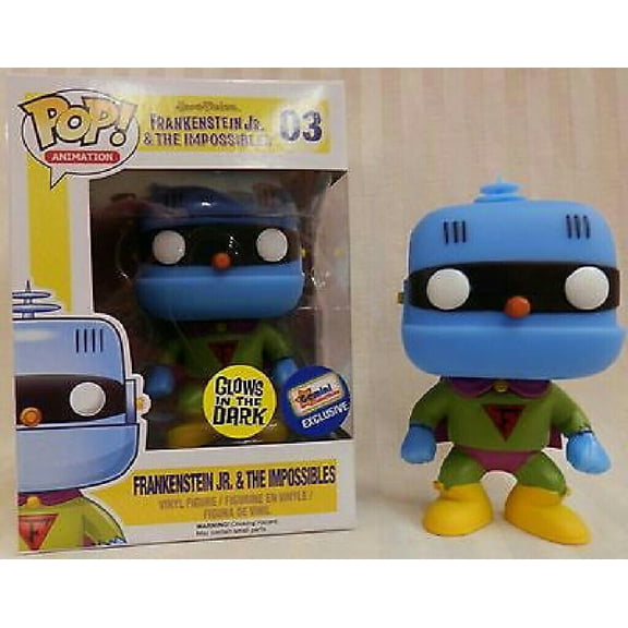 Frankenstein Jr. & The Impossibles Glow In The Dark Hanna Barbera Funko Pop! Animation Vinyl Figure #03