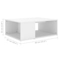 thumbnail image 4 of vidaXL Coffee Table White 90x67x33 cm Engineered Wood, 4 of 4