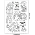 thumbnail image 2 of 1sheet Gnomes Beer Silicone Stamps Clear Stamps Cards Rubber Stamps Transparent Stamps, 2 of 7