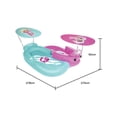 thumbnail image 3 of Flotador Inflable Doble De Barbie Infantil Para 2 Niñas Bestway Con Porta vaso Bestway Flotador doble de barbie, 3 of 4
