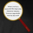 thumbnail image 3 of CafePress - Holmes Quote Long Sleeve Dark T Shirt - Long Sleeve Dark T-Shirt, 3 of 4