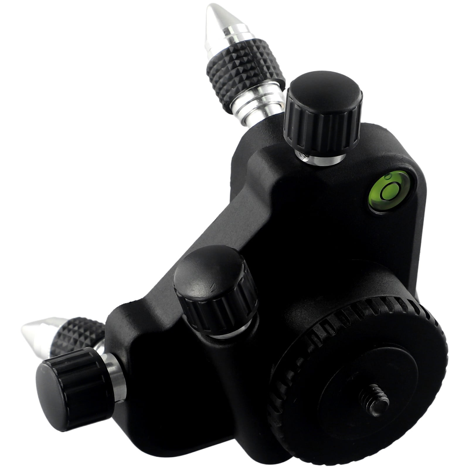 KDJ Level Meter Bracket Base Adjustable Rotation Meter Tripod Bracket 1/4" Interface With Adapter For Construction Laser Measuring