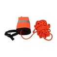 thumbnail image 4 of Water Floating Rope, Oxford Cloth Throw Rope Bag Life Saving Reflective Rope Water Floating Bag High Visibility Outdoor Saving Equipment for Water Sports Water Rescuing, Orange, 4 of 7
