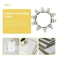 thumbnail image 3 of HLONK 10Pcs Metal Foldback Clips Office Paper Drawing Clip Vintage Paper Clips Stationary Clamp, 3 of 6