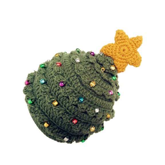 LOLIPPYY Handmade Green Crochet Hat for Adults, Unique Funny Crochet Style Beanie, 1 Piece Set