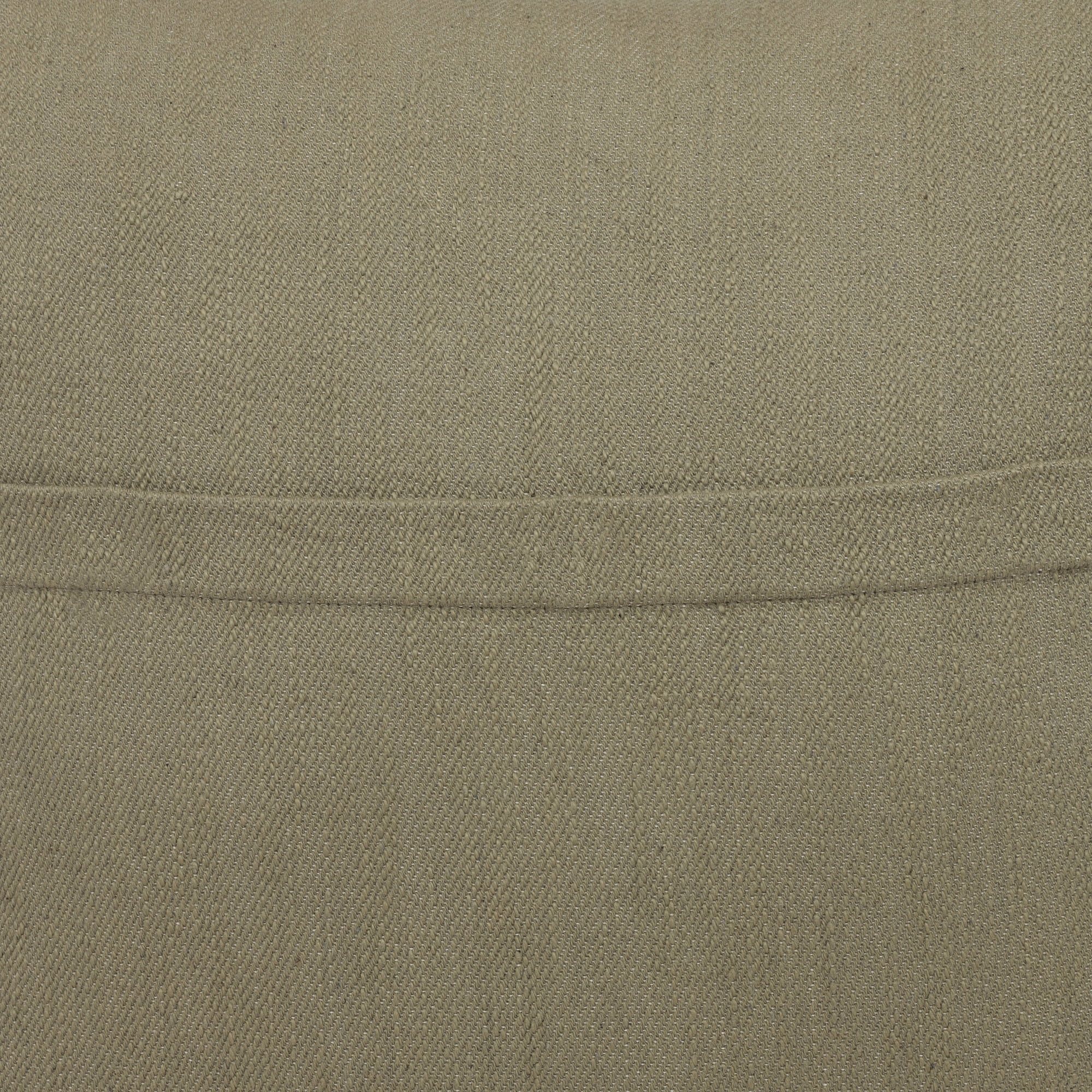 Ox Bay Theo 20" x 20" Sage Green Buttoned Cotton Buttoned Cotton Adult Decorative Throw Pillow
