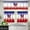 American Flag, variant on Plum Blossoms Kitchen Curtains and Valances Set Tier Curtains 24 Inch Length Living Room Bedroom Bathroom Farmhouse Rustic Country Curtains 3 Piece Set Rod Pocket