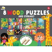 Little Buffalo 8pk Wood Kids Jigsaw Puzzles Plus Storage by Buffalo Games