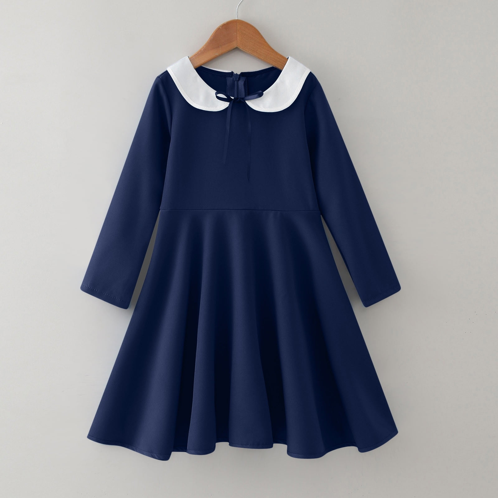 Girls navy summer dress deals