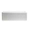 thumbnail image 3 of Sutton Place Reversible Farmhouse Fireclay 33 in. Single Bowl Kitchen Sink in White with Grid and Strainer, 3 of 5