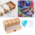 thumbnail image 4 of Caja de almacenamiento con cajón para cuentas de arroz, accesorios de pintura para sala de estar Rack de almacenamiento No. 3, 4 of 9
