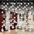 thumbnail image 4 of Tanuse Crystal Glass Bead Curtain - Luxury Beaded Curtain for Living Room, Bedroom, Window, Door, and Wedding Decor - Elegant and Decorative Home Accent 1 Beaded Curtain, 4 of 8
