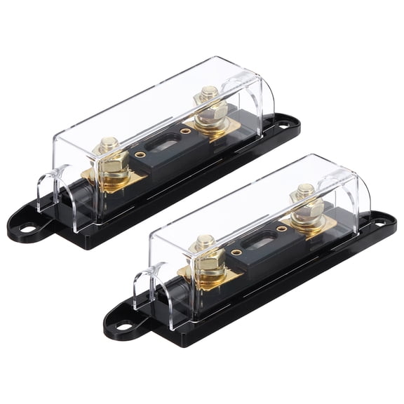 2 Set 80 A 32 V ANL Fuse Holder Kit 80 A Fuse 0/2/4/8 Gauge AWG Inline Fuse Block Fuse Box Automotive Fuse Block