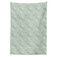 thumbnail image 3 of Ambesonne Marine Tablecloth Rectangular Table Cover, Tropical Sea Life Design, 52"x70", Pale Blue and White, 3 of 4
