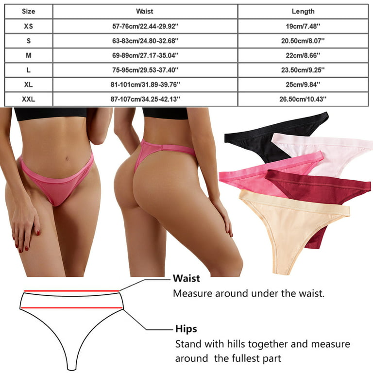 Gubotare Women Underpants Briefs Women Transparent Underwear Seamless Lace  Panties Thong BowHollow Out Underpants Female String Tanga,PK1 XXL 