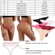 thumbnail image 5 of Braguitas Gibobby Slim Fit Calzoncillos Patchwork Color Ropa interior Bragas Bikini Sólido 6 piezas Algodón para mujer, 5 of 5
