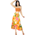 thumbnail image 1 of Falda Corte de Sirena con VOLANTES MALABIS Color MOSTAZA Cintura alta Unitalla, 1 of 5