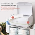 thumbnail image 2 of Prince Lionheart Warmies Wipes Warmer Designed for Reusable Cloth Wipes | Soft Glow Nighlight | Includes 1 everFRESH Pillow and 12 Warmies Cloth Wipes, 2 of 6