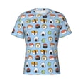 thumbnail image 3 of Naloa Kawaii Sushi (2) Men's T-Shirt Sport T-shirt Men's Basic Tee Casual Men's Shirt, Round Neck, Short Sleeves - Large, 3 of 5