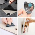 thumbnail image 4 of 12 Pieces Self Adhesive Strips, 5cmx5cm Double Sided Adhesive Tape, Strong Removable Hook Loop Wall Mounting Tapes, Black, 4 of 4