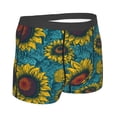 thumbnail image 4 of Uemuo Sunflowers Pattern Men's Boxer Briefs,Trunk Anti-Chafing,Comfortable, Durable, and Stylish Underwear-, 4 of 9