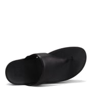 Fitflop Womens Lulu Leather Toe-Post Wedge Thong Sandals
