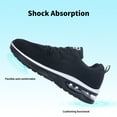 thumbnail image 3 of B BESUNEW Men Running Tennis Shoes Fashion Sneakers Comfortable Walking Sports Gym Non Slip Shoes US 7-12.5, 3 of 10