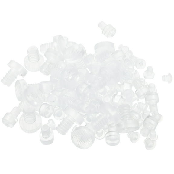 100pcs Clear Rubber Bumpers for Glass Tabletops Grippers