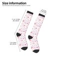 thumbnail image 2 of KLL Retro Floral Print Cool Socks Men's Women's Crew Socks Funny Crazy Novelty Stockings, 2 of 6