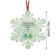 thumbnail image 3 of Mar Vidrio Decoración 8cm - Vidrio Copo de Nieve Ornamentos para la Amistad Recuerdo, 3 of 8