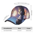thumbnail image 5 of Kdxio Unisex Dreamy Forest Elf Pattern Baseball Cap Unisex Washed Classic Adjustable Hat, 5 of 5