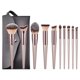 thumbnail image 1 of Juego de 10 brochas de maquillaje para sombra de ojos, brochas cosméticas, herramientas de belleza (champán A) Tmvgtek Cuidado Belleza, 1 of 3