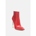 thumbnail image 2 of Siren Patent Faux Leather Bootie, 2 of 10
