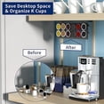 thumbnail image 5 of Deco Brothers K-Cup Holder Drawer 36 Coffee Pods Storage Sliding Black Metal Beverage Pod Holders, 5 of 9