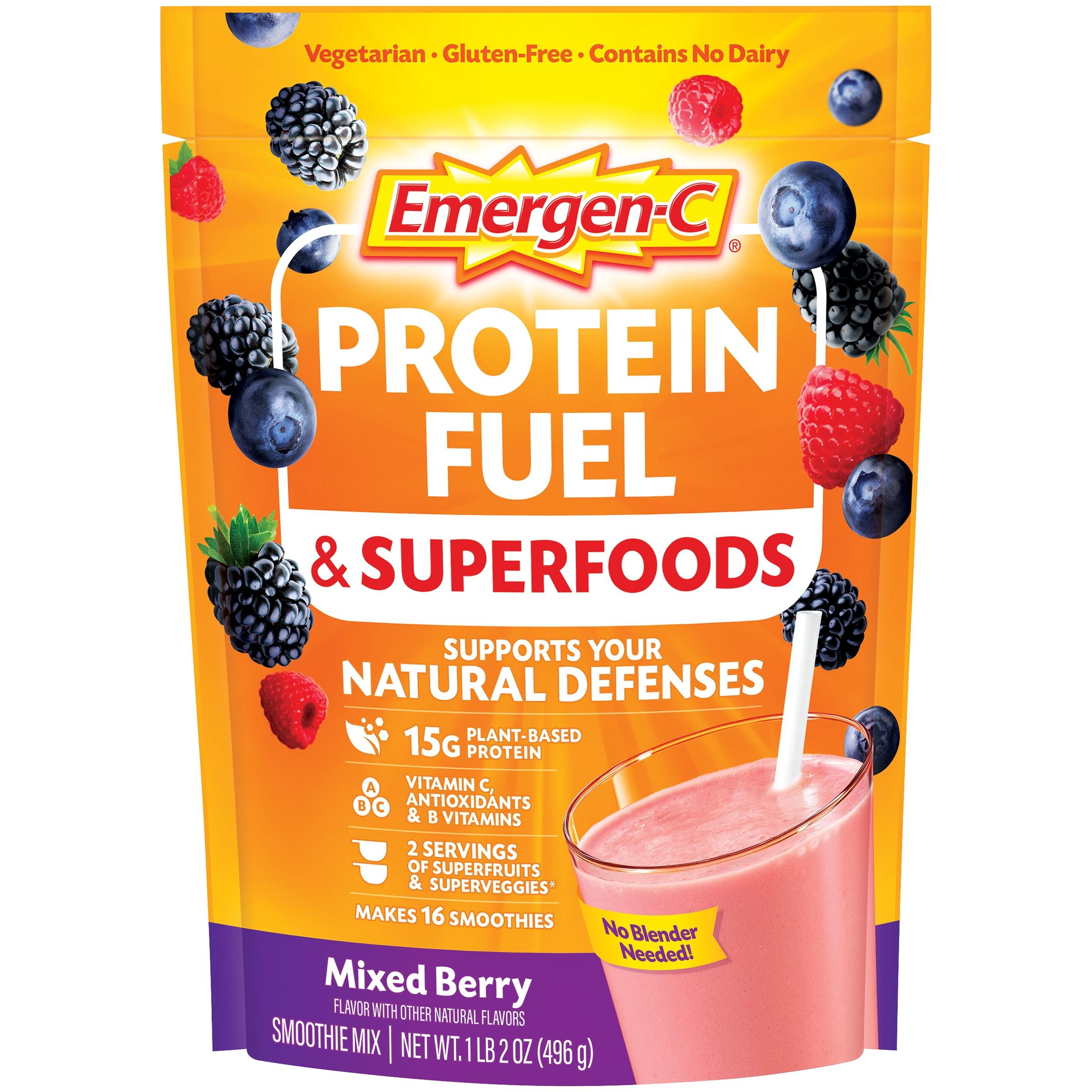 Emergen C Protein Fuel Superfoods 16 Servings Mixed Berry Flavor Walmart Com Walmart Com Emergen C Protein Fuel Superfoods 16 Servings Mixed Berry Flavor Walmart Com Walmart Com