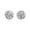 Stud, variant on 8mm Brilliant Disco White CZ Ball .925 Silver Stud Earrings