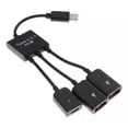 thumbnail image 1 of Usb 3.1 Tipo C A Hembra 2 Dual Usb A 2.0 Micro Usb Otg Hub, 1 of 8