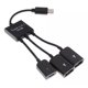 thumbnail image 1 of Usb 3.1 Tipo C A Hembra 2 Dual Usb A 2.0 Micro Usb Otg Hub, 1 of 8