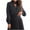 Black, variant on GigrtiJin Women's Button down Shirts Classic Solid Color Dress Shirt Work Business Casual Long Sleeve Blouse Tops