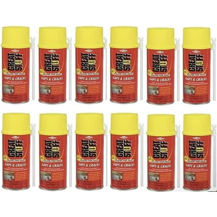 Great Stuff Gaps and Cracks Insulating Foam Sealant,12 Ounce - Case of 12