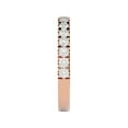 thumbnail image 5 of SuperJeweler 1/2 Carat Diamond Wedding Band In 14 Karat Rose Gold For Women, 5 of 6