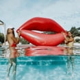 thumbnail image 5 of Red Lips Inflatable Float for Water Fun and Pool Parties, 5 of 6