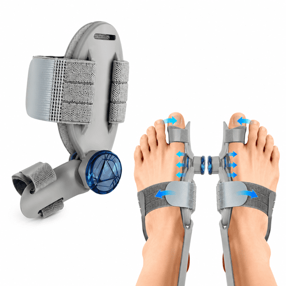 Bunion Corrector, Big Toe Straightener for Women Men, Valgus Toe Corrector, Bunion Relief Toe Correction Wrap, Toe Corrector, Bunion Fix Device, Toe Caps, Comfortable Support for Overlapping Toes