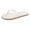 Beige3, variant on Ladies Summer Beach Flip Flops Flat Lightweight Casual Thong Sandals Red L