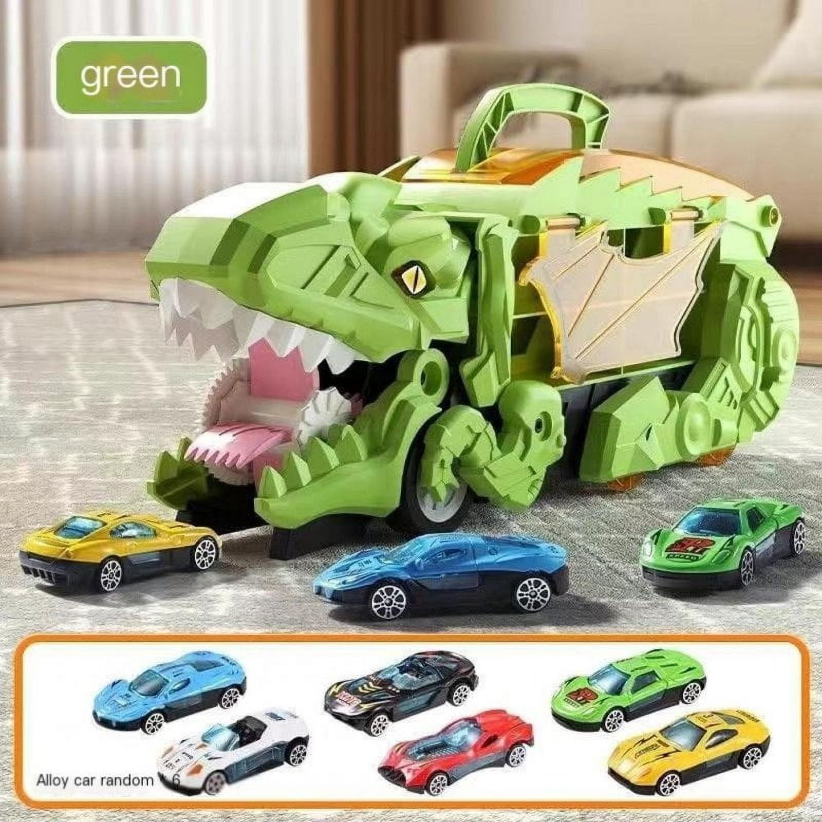 Transformed Dinosaur Car With Alloy Car Unique Tyrannosaurus Rex