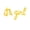 Gold, variant on Air-Filled Lowercase Letter 'it's a girl' Backdrop Balloon Banner