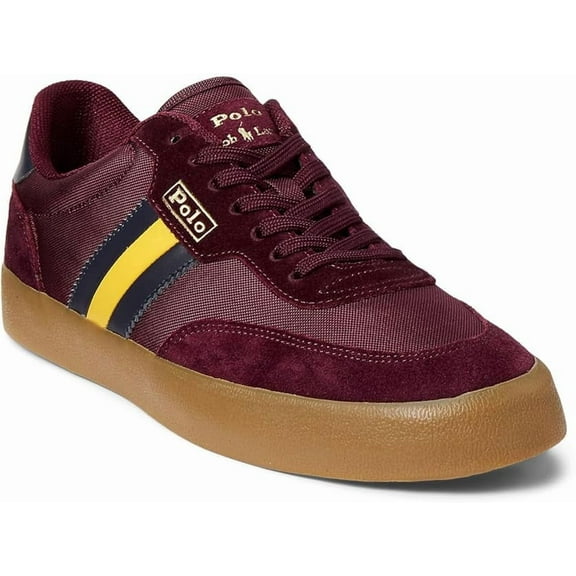 POLO RALPH LAUREN Court Low-Top Sneaker - Rich Ruby - Men's (11.5)